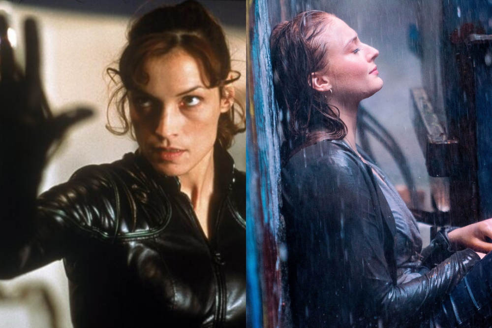 Famke Janssen e Sophie Turner como Jean Grey em 
